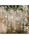 Lxeqiony 18pcs Christmas Tree Decoration Crystal Ornaments - Hanging Acrylic Christmas Snowflake Icicle Drop Crystal Ornaments for Christmas Tree Winter New Year Party Supplies