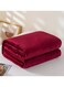 Summer Blanket Extra Soft Fleece All Season Blanket Bed And Sofa Throw,150 X 200 cm&iuml;&frac14;&OElig;Dark Red