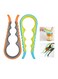 Opener, Silicone Handle Can Opener for Bottle Beer Cap Lid Cover, Easy Twist Tool for Children, Elderly