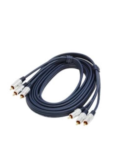 AV Cable 3RCA/3RCA AV Cable Cord Composite Video Stereo Audio 3.0M