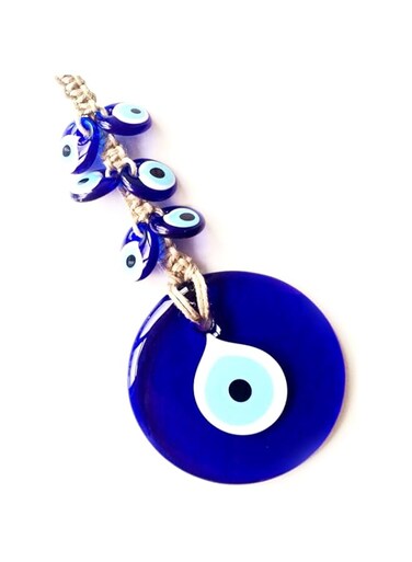 REBUY Evil Eye Wall Hanging Nazar Boncuk Large Macram - 23 x 8cm