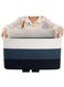 Cotton Rope Storage Basket &acirc;&euro;&ldquo; Rectangle Woven Toy &amp; Blanket Organizer with Handles, 18"x14"x12", Nursery &amp; Living Room Decor, Gradient Blue