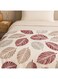 DECOR Flannel Fleece Single Size 150 x 200 cm for All Season Fluffy Blanket Warm Bed Blanket Throw for Sofa &amp; Bed Comfortable and Soft Blanket Leaf Print