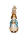 Old World Christmas Peter Rabbit Glass Blown Ornament for Christmas Tree