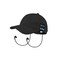 Music Hat Bluetooth Earbud 2-in-1 Wireless Sport Cap - Black