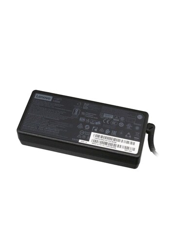 Lenovo 20V 6.75A 135W Laptop Charger, UK Power Cable, Compatible with Thinkcentre, Black