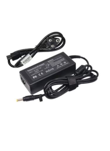 AC Adapter Charger For HP Compaq Laptop Black (18.5V-3.5A(7.4X5.0)