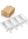 Silikomart Mini Ice-Cream Silicone Bar Mould Set, Tango, White
