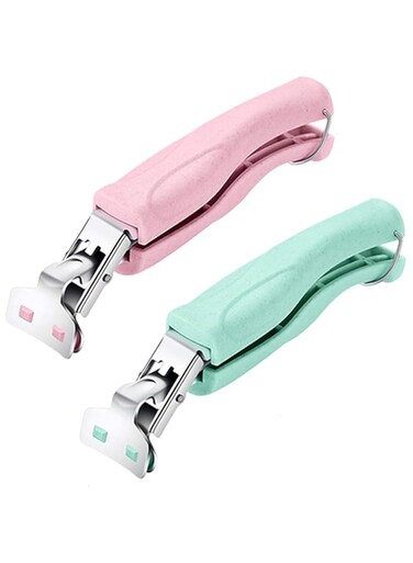 SPTECH Stainless Steel Anti-Scalding Hot Bowl Dish Plate Gripper Clips Tongs Clamp Holder, Instant Pot Accessories for Moving Hot Plate or Bowls with Food Out from Microwave Oven (2Pack)