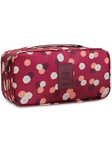 SKEIDO Women Foldable Divider Organizer Bra Box Travel Necessity Folding Cases Necktie Socks Underwear Clothing Lingerie Storage Bag