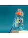 Khazna Kids Water Bottle with Straw, Toddlers Reusable Travel BPA-Free Leak-Proof Drinking Bottle for School, Beach, Park, Traveling, Camping, Running