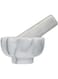 K&uuml;chenprofi Marble-mortar 10cm in white, 10 x 10 x 10 cm