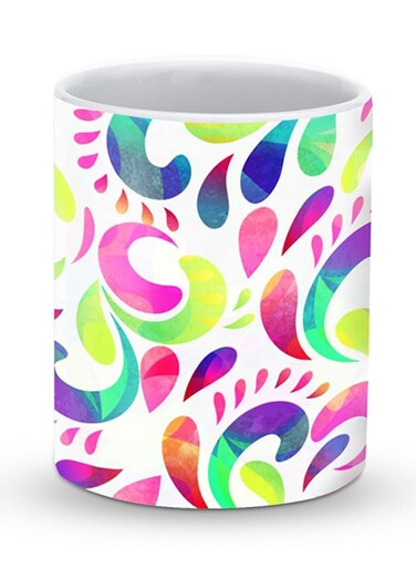 Premium Floral Blast Designer Mug Multicolour