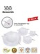 - Piece Fresh-keeping Silicone Stretchable Cover Transparent