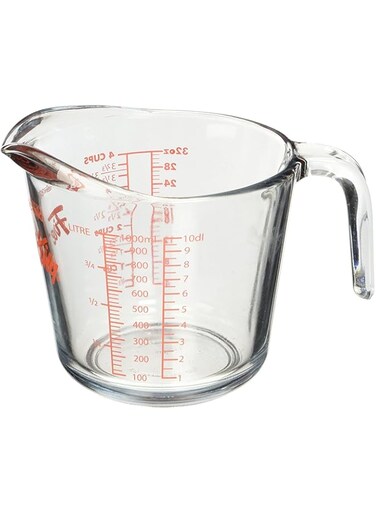 Anchor Hocking Fire-King Measuring Cup, Glass, 4-Cup