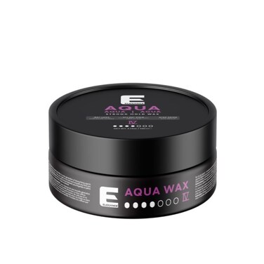 Elegance E-Series Aqua Wax Strength 1 Purple - 140ml - Strong Hold, Flexible Styling, Residue-Free, No Stickiness