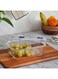 PURE-BOX FLAT RIM CLEAR/BLUE 122CL Transparent