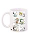 Snoopy Printed Coffee Mug White/Black/Yellow