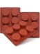 Newk Cylinder Silicone Mold, 3 Packs 6-Cavity 2" Round Cylinder Mold for Cupcake, Handmade Soap Molds, Muffin, Cake, Cheesecake, Brownie, Chocolate Cover