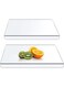 Acrylic Cutting Board, Non Slip Edge Transparent Cutting Board With Lip Reusable Lightweight For Meat Vegetables(A)