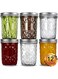 Tazweeq 12 Pack 16oz Wide Mouth Mason Jars with Lids &amp; Bands, Ideal for Jam, Honey, Wedding &amp; Shower Favors, Versatile, &amp; Long-Lasting Glass Storage Solution