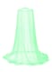 Round Hoop Mosquito Net for Bed, King Size Bed Canopy Hanging Curtain Netting, Princess Round Hoop Sheer Bed Canopy for All Kids Baby Cribs and Adult Beds Fit Twin, Full, Queen (Green)