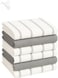 Home Premium Kitchen Towels &acirc;&euro;&ldquo; Pack of 6, 100% Cotton Terry Dish Towels, 40cm x 70cm (425 GSM) Absorbent Tea Towels for Drying &amp; Cleaning &acirc;&euro;&ldquo; Soft &amp; Durable (Grey &amp; White)