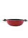Royalford Aluminium Wok Pan, 26 CM &ndash; Induction Safe Frying Pan with Durable Non-Stick Granite Coating &ndash; Frypan &amp; Heat-Resistant Handles - Cookware Casserole Pan