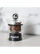 Fissman Salt &amp; Pepper Mill with Acrylic Body and Ceramic Grinder, Clear And Handy Salt and Pepper Grinder Kitchen Pepper Shaker for Sea Salt, Shakers (6cm)