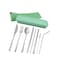 Portable Travel Utensils, Reusable Cutlery Camping Utensil Set with Case Including Stainless Steel Knife Fork Spoon Chopsticks Cleaning Brush Straws 8pcs
