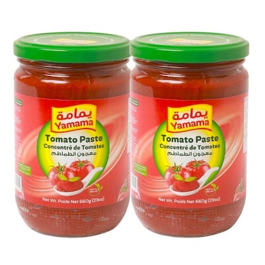 Yamama Tomato Paste, 660g Pack of 2