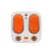 Cordless Heated Foot Massager - 3 Modes, 2500mAh, USB-C, White