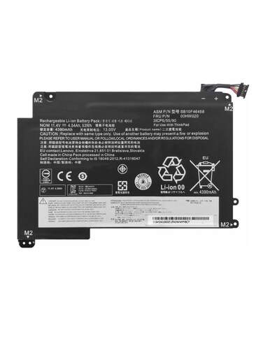 00HW020 00HW021 SB10F46458 SB10F46459 Laptop Battery for Lenovo ThinkPad Yoga 460 20EL 20EM Yoga P40 20GQ 20GR 20FY 20G 20G0 S3 Yoga 14 20DM Series 11.4V 53Wh