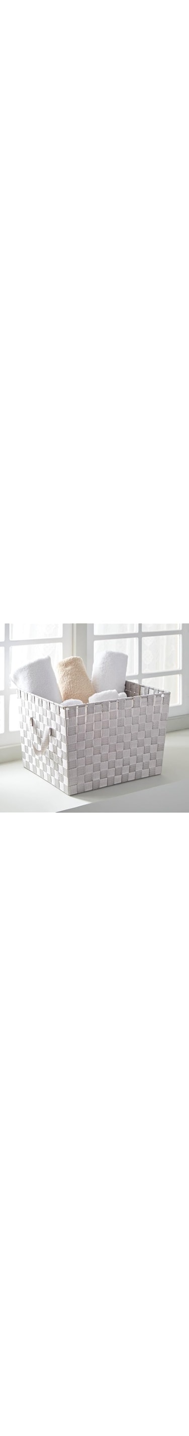 Home Box Strap Storage Basket - 25x33x38 cm
