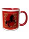 Zodiac Horse Printed Mug Red/White/Black