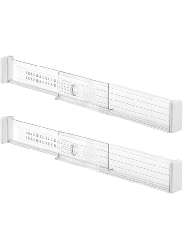 Interdesign Linus Adjustable Drawer Divider Set of 2