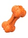 Aggressive Dog Chew Toy with Squeaker, Indestructible Dog Chew Toy with Natural Resistant Rubber Bone for Teeth Cleaning Dog Toy for Large Medium Dogs