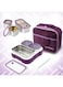 BPA Stainless Steel Lunch Box for Kid School,Insulated Bento Lunch Box with Tableware &amp; Bag,720ML 3 Compartment Divided Lunch Containers with Lids,Leakproof   BFA Free   Dishwasher Safe (Purple)