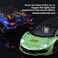 Lamborghini Official Licensed Aventador SVJ 63 Roadster Die-Cast Model Car - 1:24 Scale Replica with Bull &amp; Shield Logo, Opening Doors, LED Lights &amp; Realistic Sound for Adults &amp; Kids (Green)