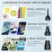 AL ARQAM Electric Air Pump for Inflatables - DC 12V High Pressure Portable Quick-Fill Pump with 3 Nozzles, Car Power Adapter for Air Mattress, Pool Floats, Camping, Boats, and Inflatable Toys