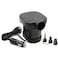 AL ARQAM Electric Air Pump for Inflatables - DC 12V High Pressure Portable Quick-Fill Pump with 3 Nozzles, Car Power Adapter for Air Mattress, Pool Floats, Camping, Boats, and Inflatable Toys