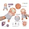 Funmuch Baby Lion Hand Puppet &ndash; Soft Plush Security Comforter with Teether Trainer, Interactive Storytelling &amp; Sensory Toy for Newborns, Washable Polyester, 0 Months+