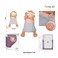 Funmuch Baby Lion Hand Puppet &ndash; Soft Plush Security Comforter with Teether Trainer, Interactive Storytelling &amp; Sensory Toy for Newborns, Washable Polyester, 0 Months+