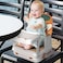 Yaya Duck Babylove 3-in-1 Portable Baby Dining Chair &amp; Booster Seat &ndash; Multi-Functional Feeding Chair with Detachable Music Toy Tray, Adjustable Height &amp; Travel Backpack Straps (Ages 6 Months+)
