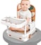 Yaya Duck Babylove 3-in-1 Portable Baby Dining Chair &amp; Booster Seat &ndash; Multi-Functional Feeding Chair with Detachable Music Toy Tray, Adjustable Height &amp; Travel Backpack Straps (Ages 6 Months+)
