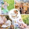 Yaya Duck Babylove 3-in-1 Portable Baby Dining Chair &amp; Booster Seat &ndash; Multi-Functional Feeding Chair with Detachable Music Toy Tray, Adjustable Height &amp; Travel Backpack Straps (Ages 6 Months+)