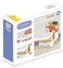 Yaya Duck Babylove 3-in-1 Portable Baby Dining Chair &amp; Booster Seat &ndash; Multi-Functional Feeding Chair with Detachable Music Toy Tray, Adjustable Height &amp; Travel Backpack Straps (Ages 6 Months+)