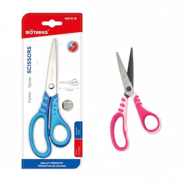 MOTARRO MI019-18 Precision Craft Scissors, 177m Stainless Steel Blades, Ergonomic Comfort Grip, 2.0mm Blade Thickness &ndash; Ideal for School, Office, and DIY Arts &amp; Crafts