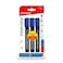MOTARRO Permanent Marker 3 Pack MC031-8, Fine Tip, Blue Ink, Quick Dry, Waterproof &amp; Fade Resistant &ndash; Ideal for Office, School, Home &amp; Industrial Use