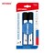 MOTARRO 2-Piece Whiteboard Marker Set with Eraser (MC040-1) - Black, 2-3mm Tip - Long-Lasting, Fast-Drying, Easy Erase - Ideal for Office &amp; School